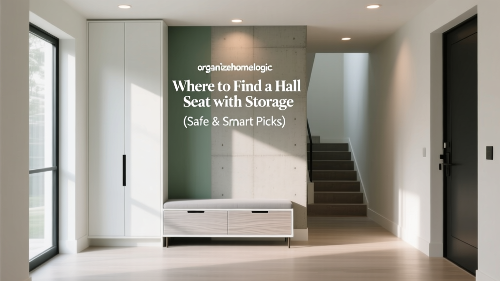 Where to Find a Hall Seat with Storage (Safe & Smart Picks)