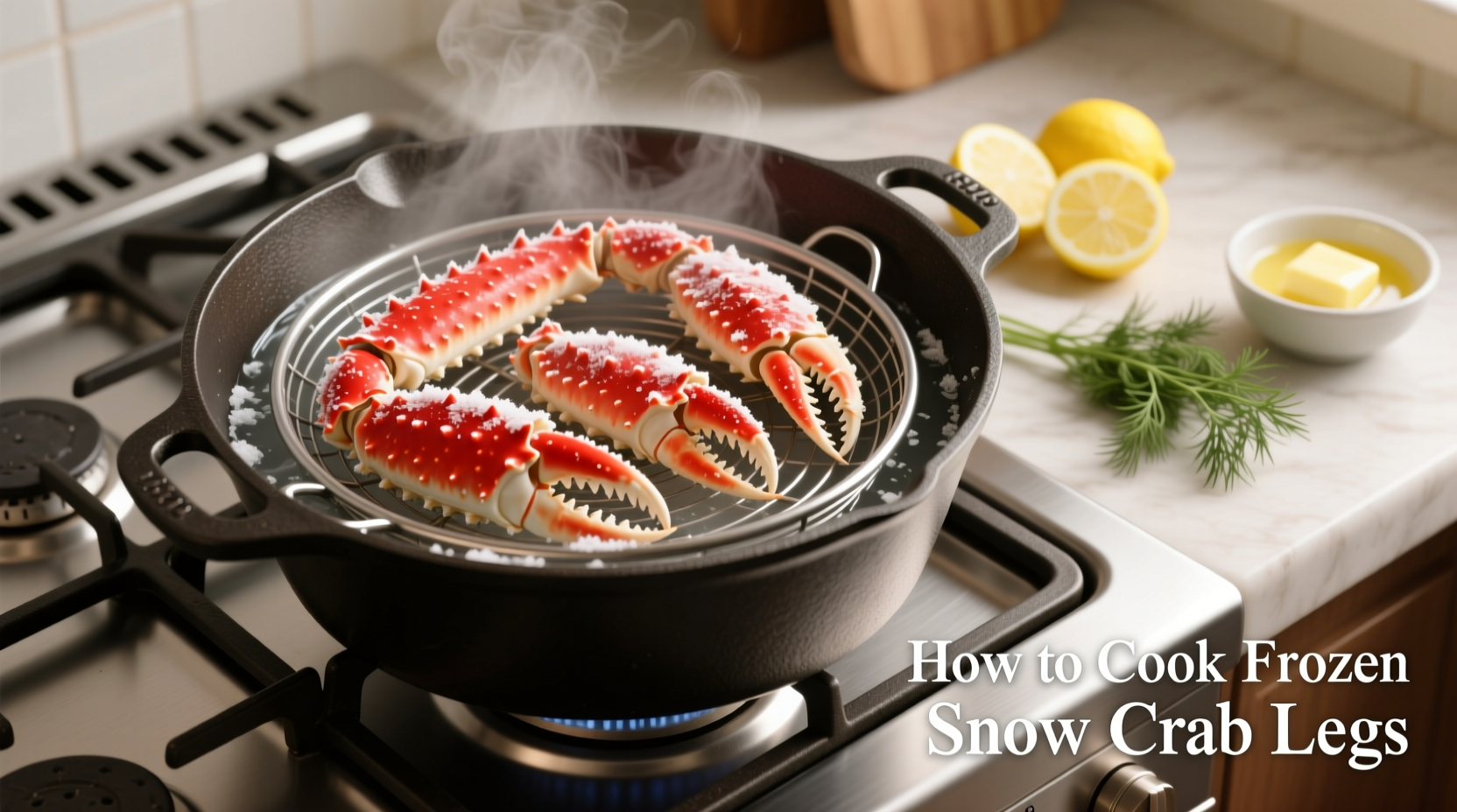 how to cook frozen snow crab legs