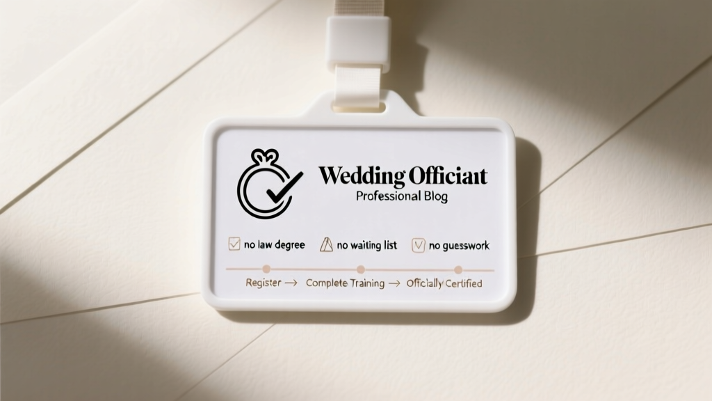 Wedding Officiant Registration: Simple Steps (2026)