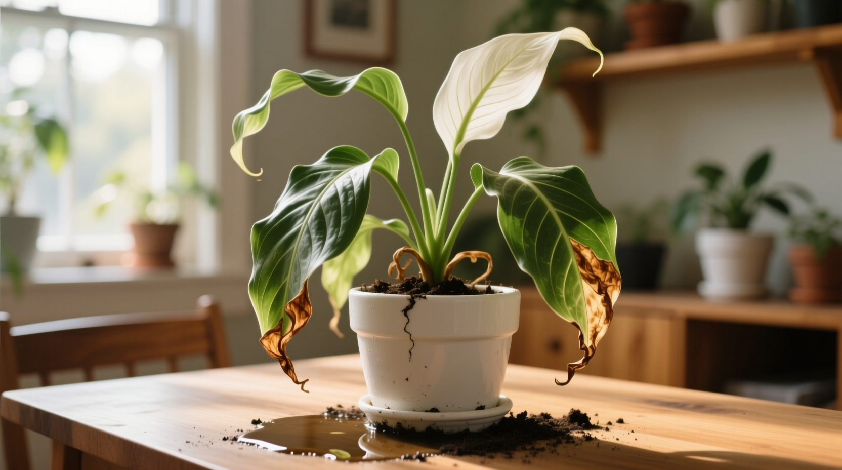 why is my peace lily drooping