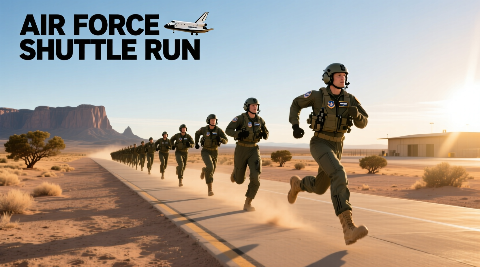 air force shuttle run guide