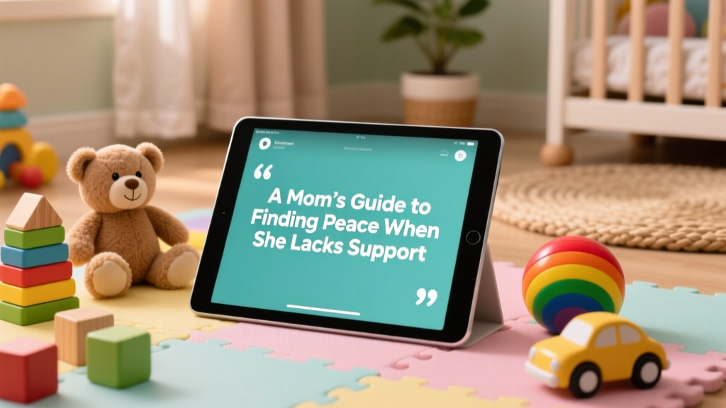 A Mom’s Guide to Finding Peace When She Lacks Support: Practical Strategies Backed by Child Development Science