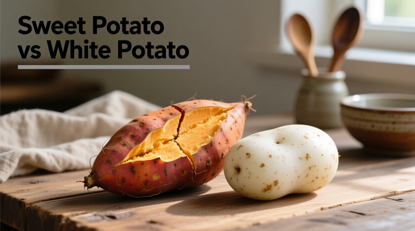 Sweet Potato vs White Potato: Nutritional Facts & Best Uses