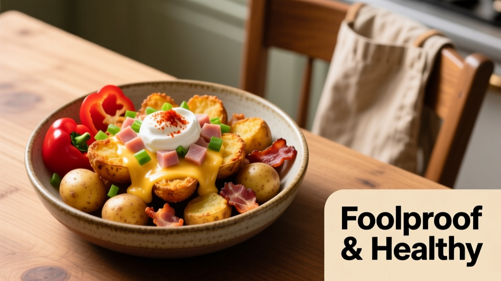 Air Fried Loaded Potatoes: Crispy, Healthy & Easy