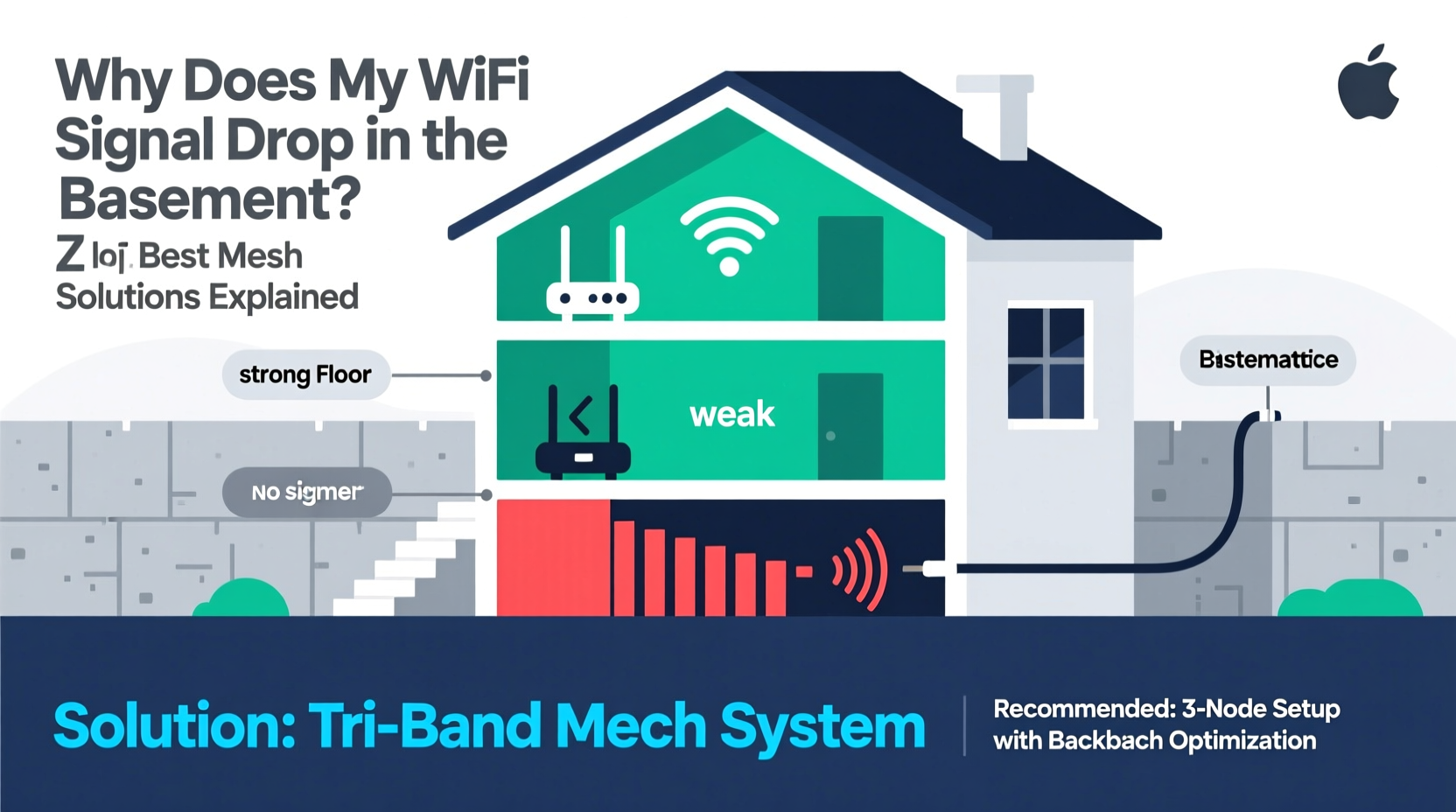why does my wifi signal drop in the basement best mesh solutions