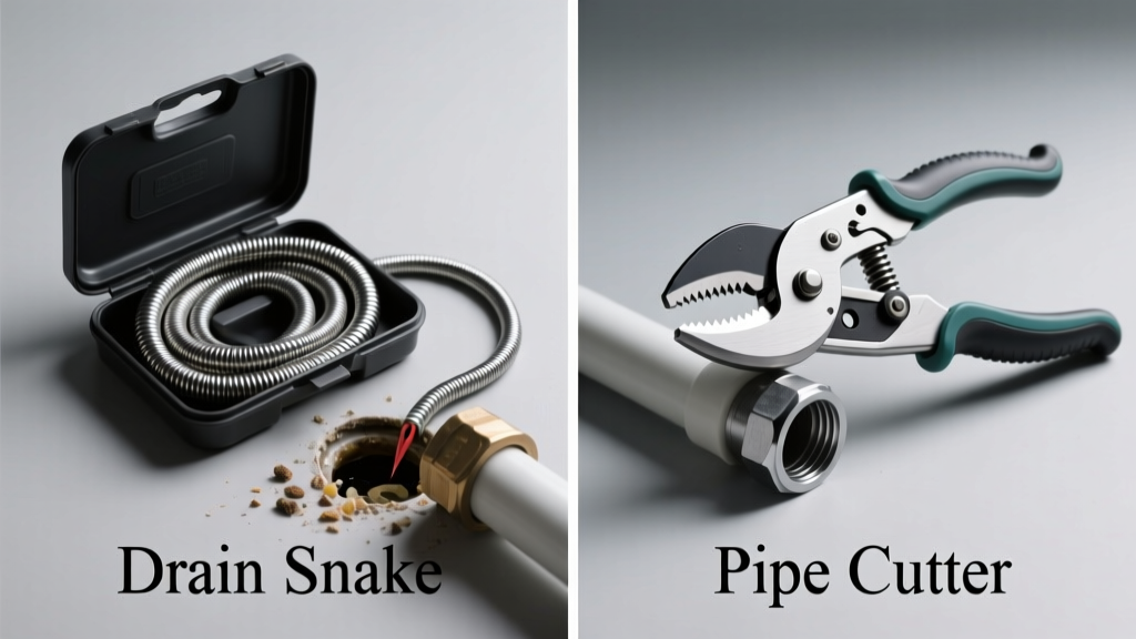 Drain Snake vs Pipe Cutter: Which Fixes Clogs Best?