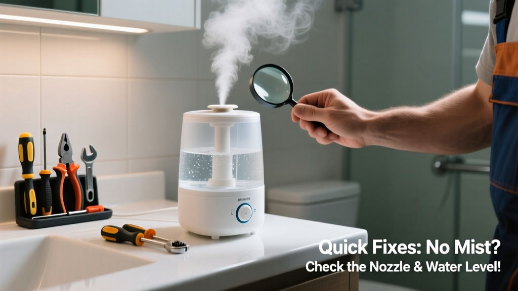 Humidifier Not Misting in Bathroom: Quick Fixes