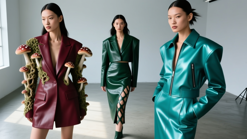 Leather & Faux Leather Runway Trends 2024