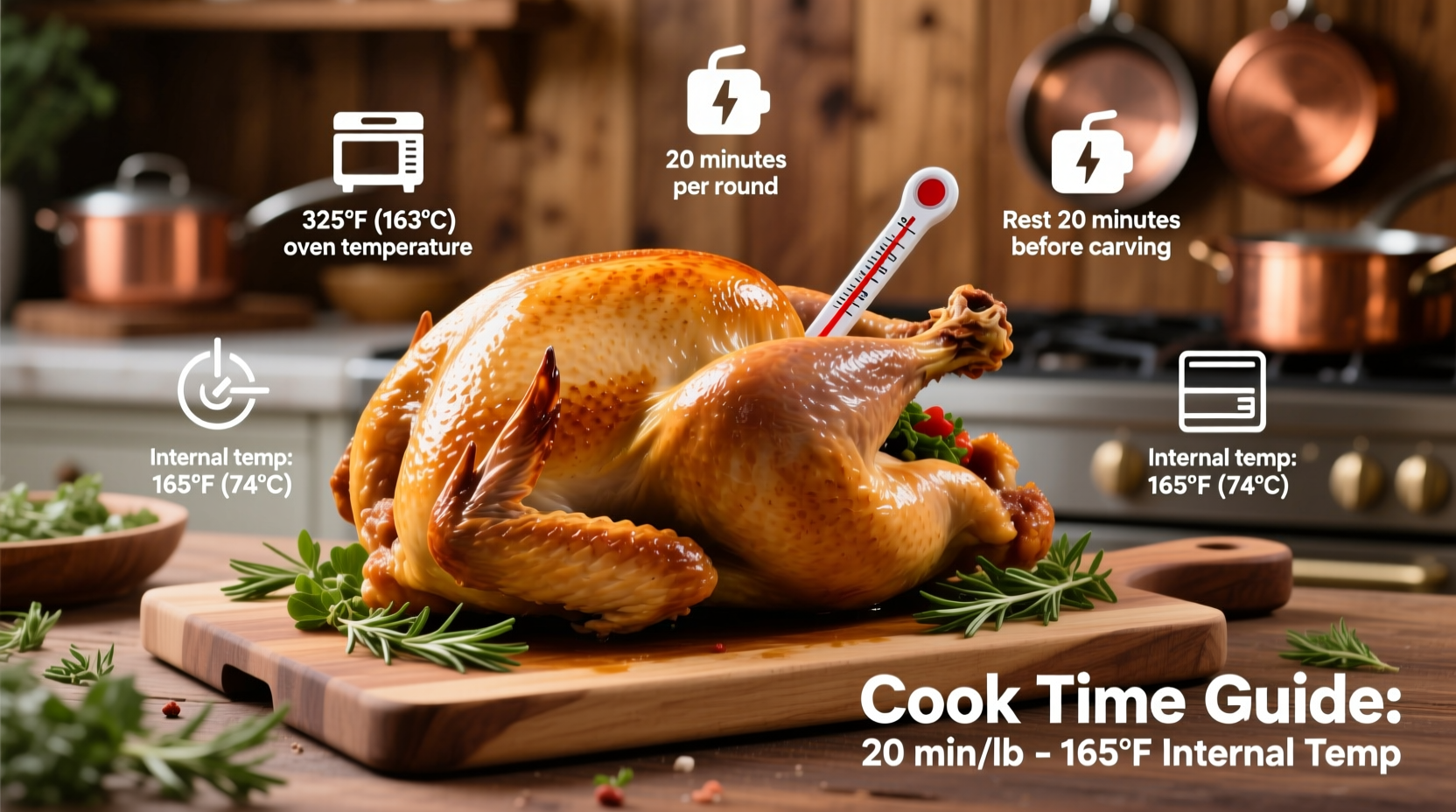 how long cook turkey per pound