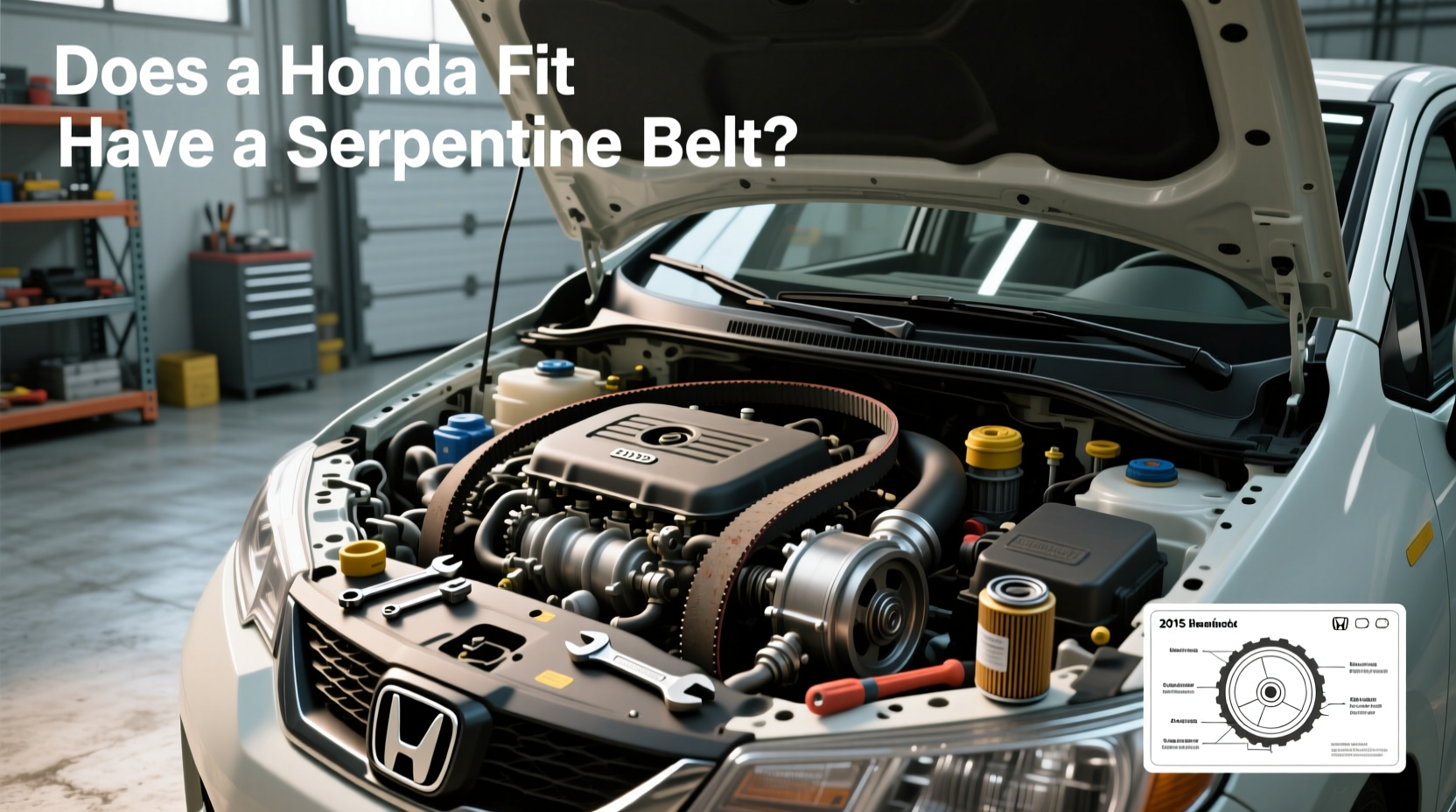 How to Choose Honda Fit Drive Belt, Does a Honda Fit Have a Serpentine Belt?