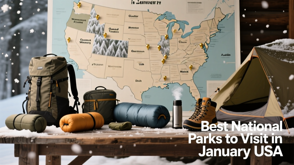 Best National Parks to Visit in January USA: Cold-Weather Adventures, Crowd-Free Trails, and Real-World Gear Insights