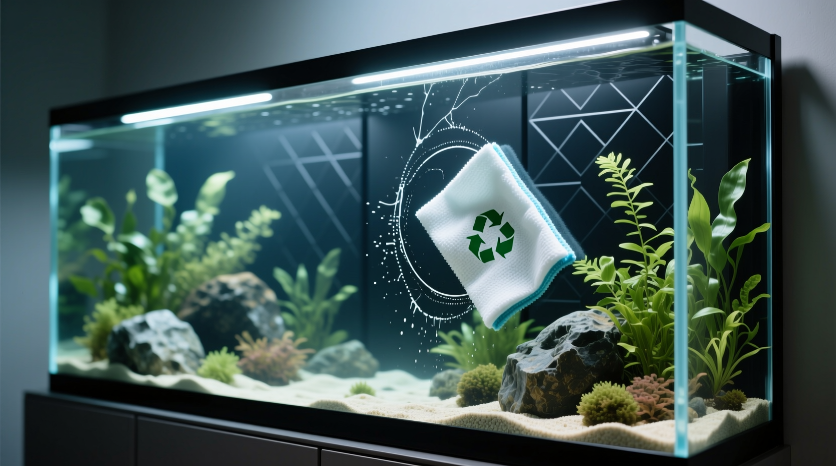 eco friendly cleaning tips for recycled pet aquarium panels