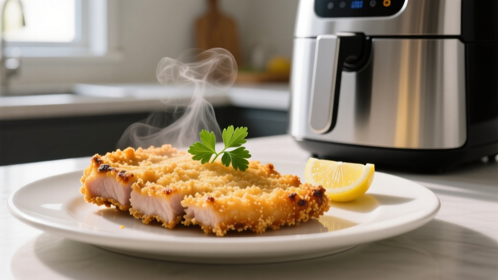 Crispy Panko Pork Chops in Air Fryer (5-Min Prep!)