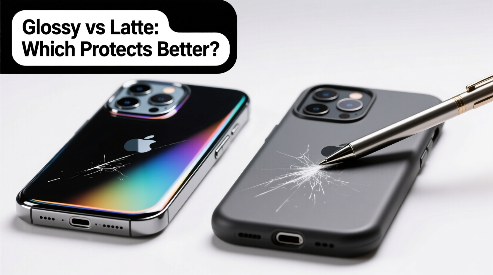 glossy vs matte phone cases which protects better and resists scratches