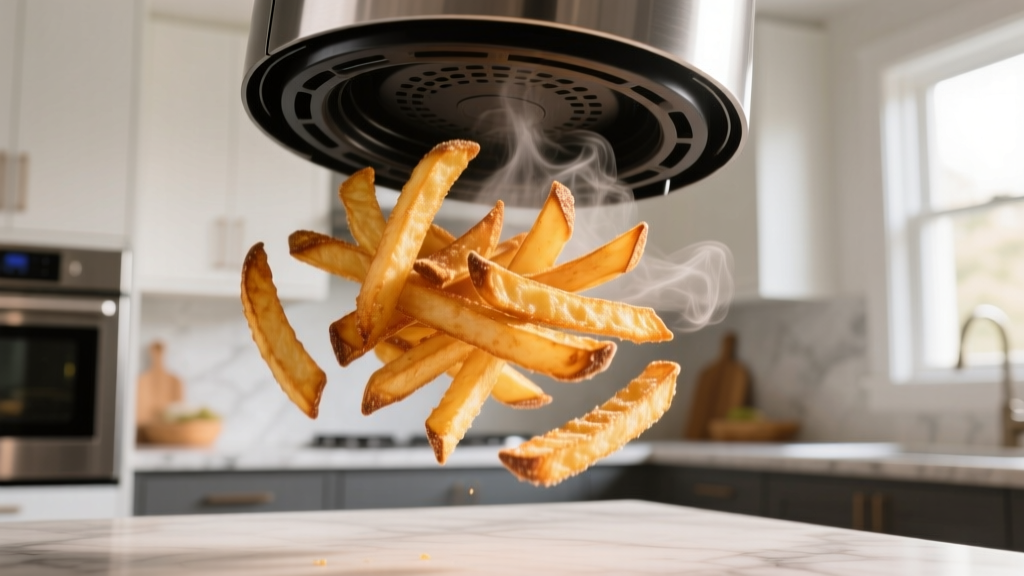 Perfect Frozen Seasoned Fries in the Air Fryer