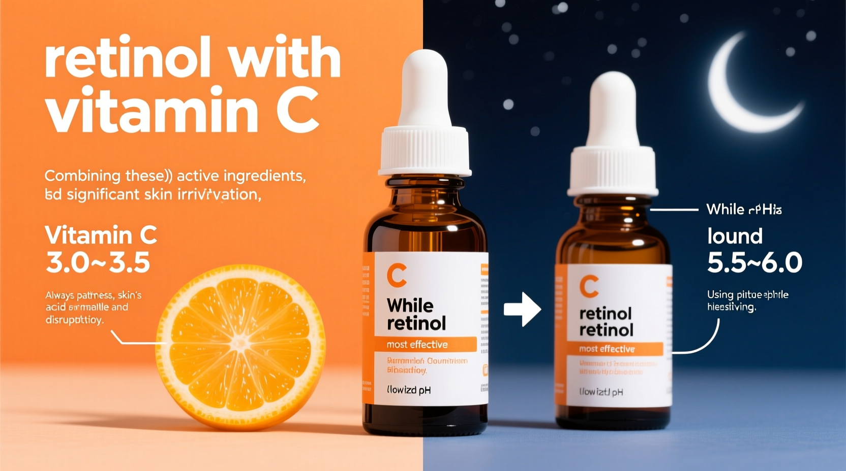 can you mix retinol with vitamin c serum without causing irritation