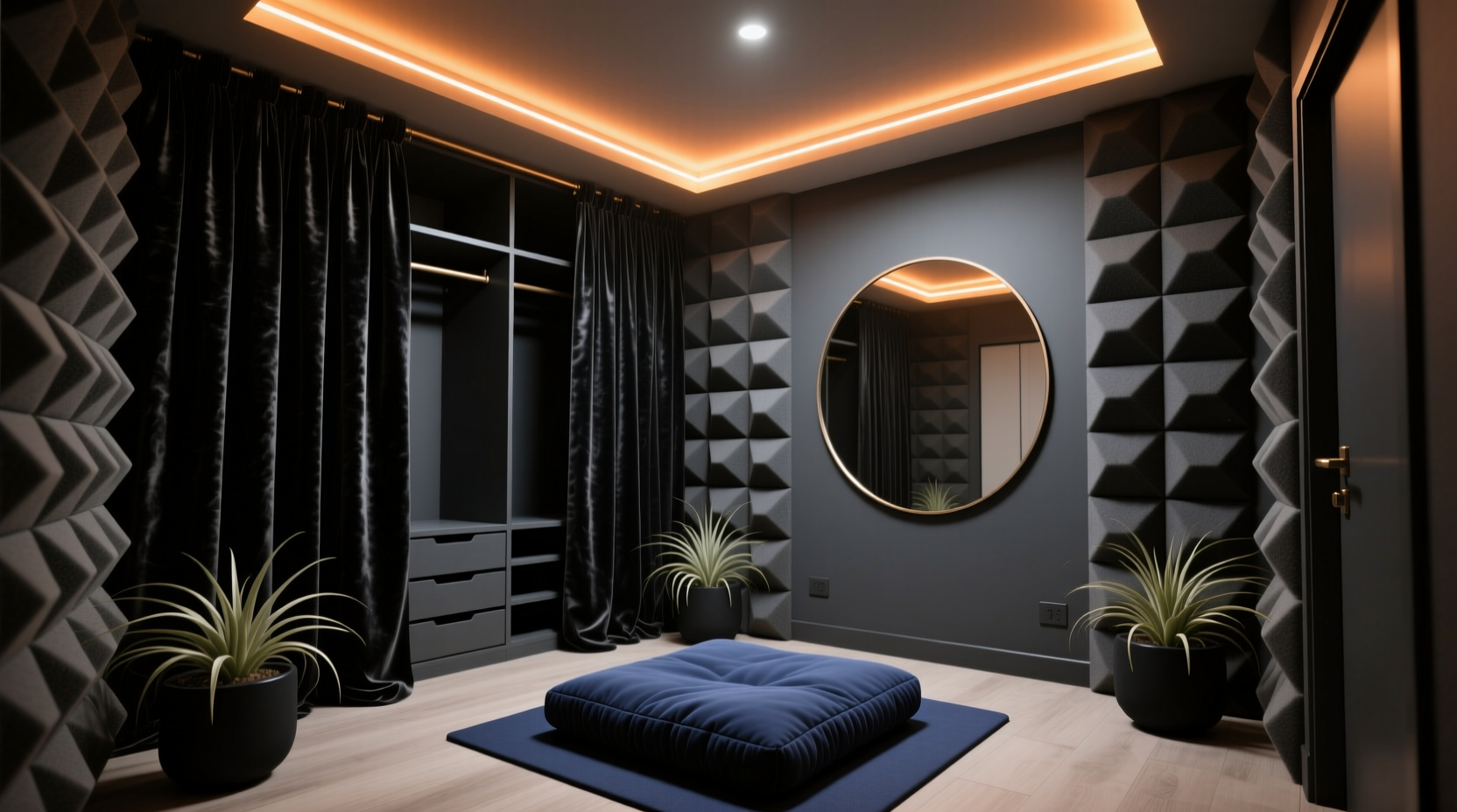 closet meditation nook acoustic blackout guide
