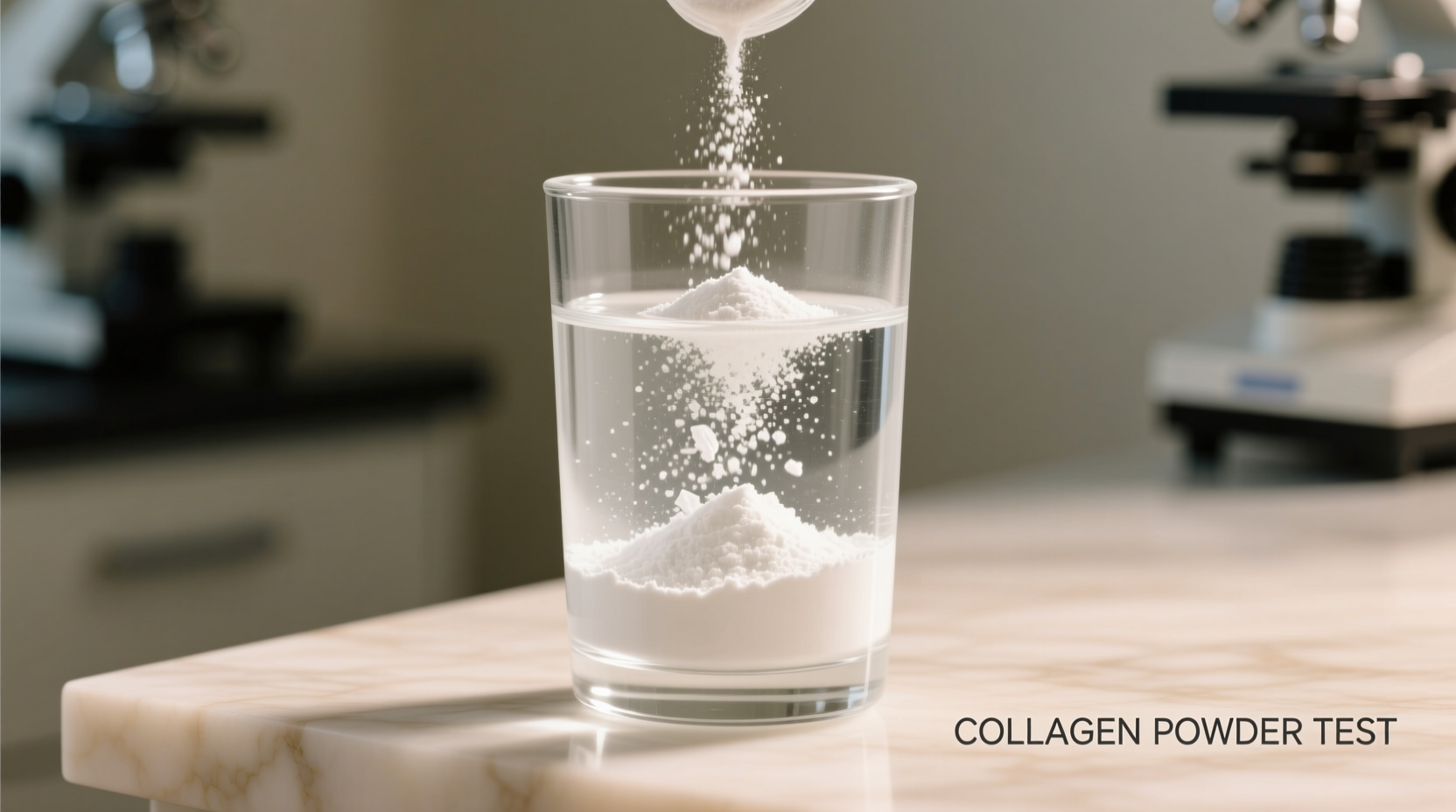 is collagen powder visible in results or just expensive flavored water
