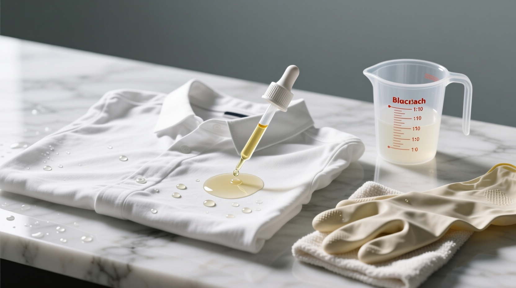 how to use bleach on clothes