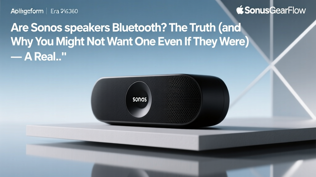 Sonos Speakers Bluetooth? Truth & Sound Quality (2026)