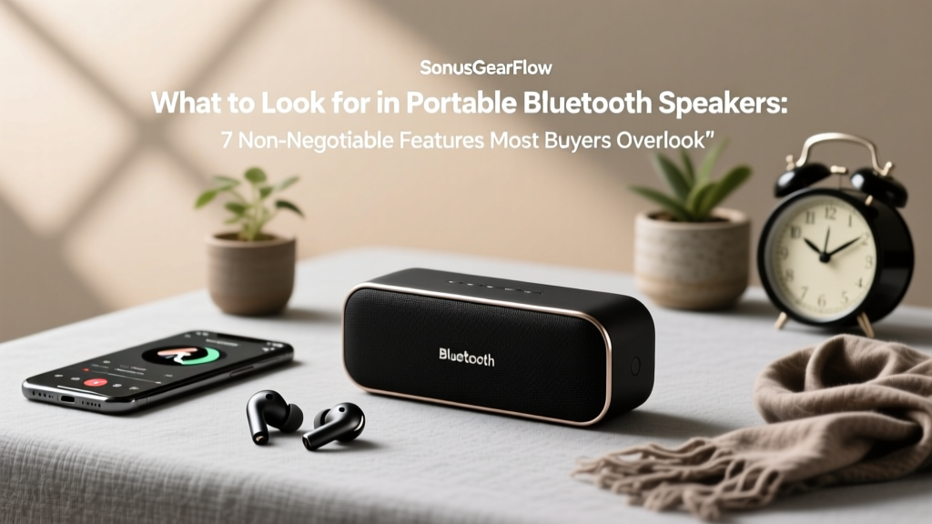 Portable Bluetooth Speakers: 7 Must-Know Features (2026)