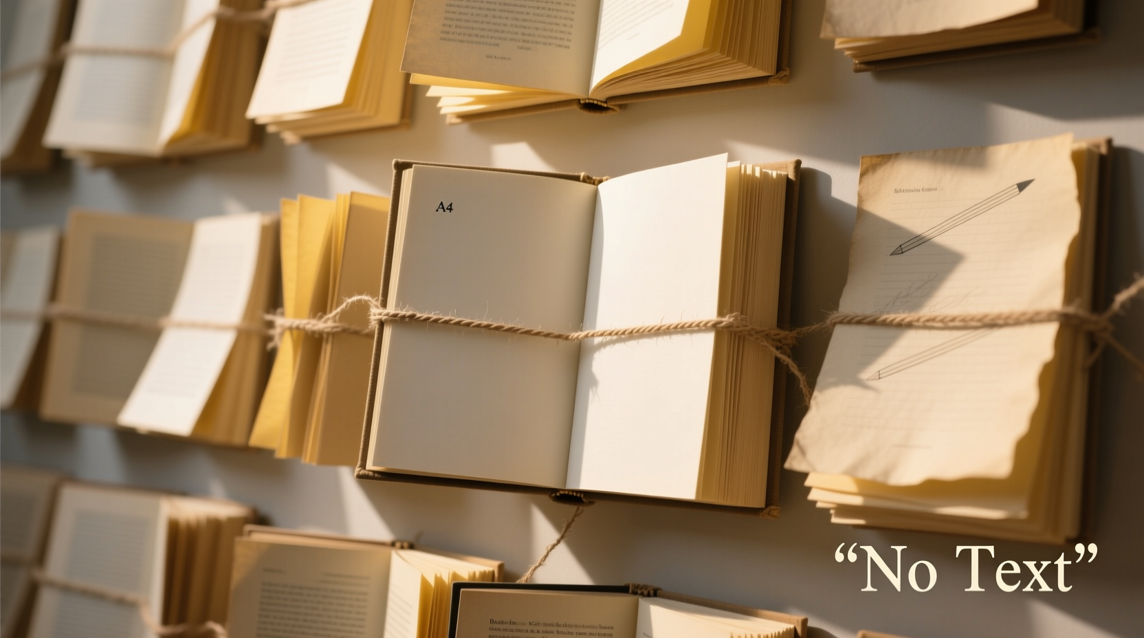 turn used office paper into blank books