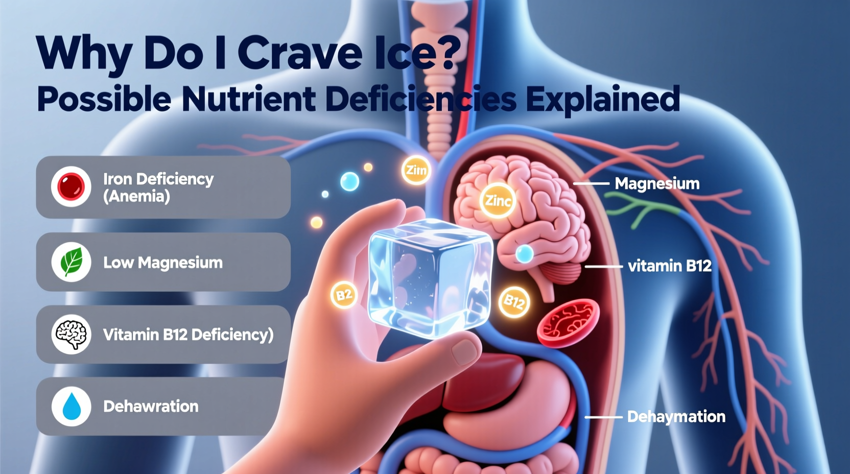 why do i crave ice constantly possible nutrient deficiencies explained