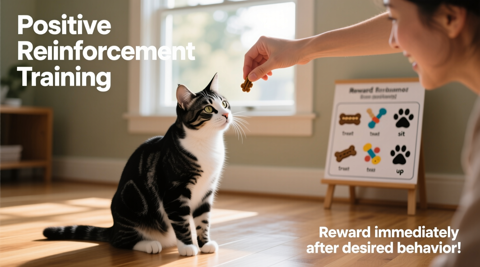 how to train a stubborn cat using positive reinforcement techniques