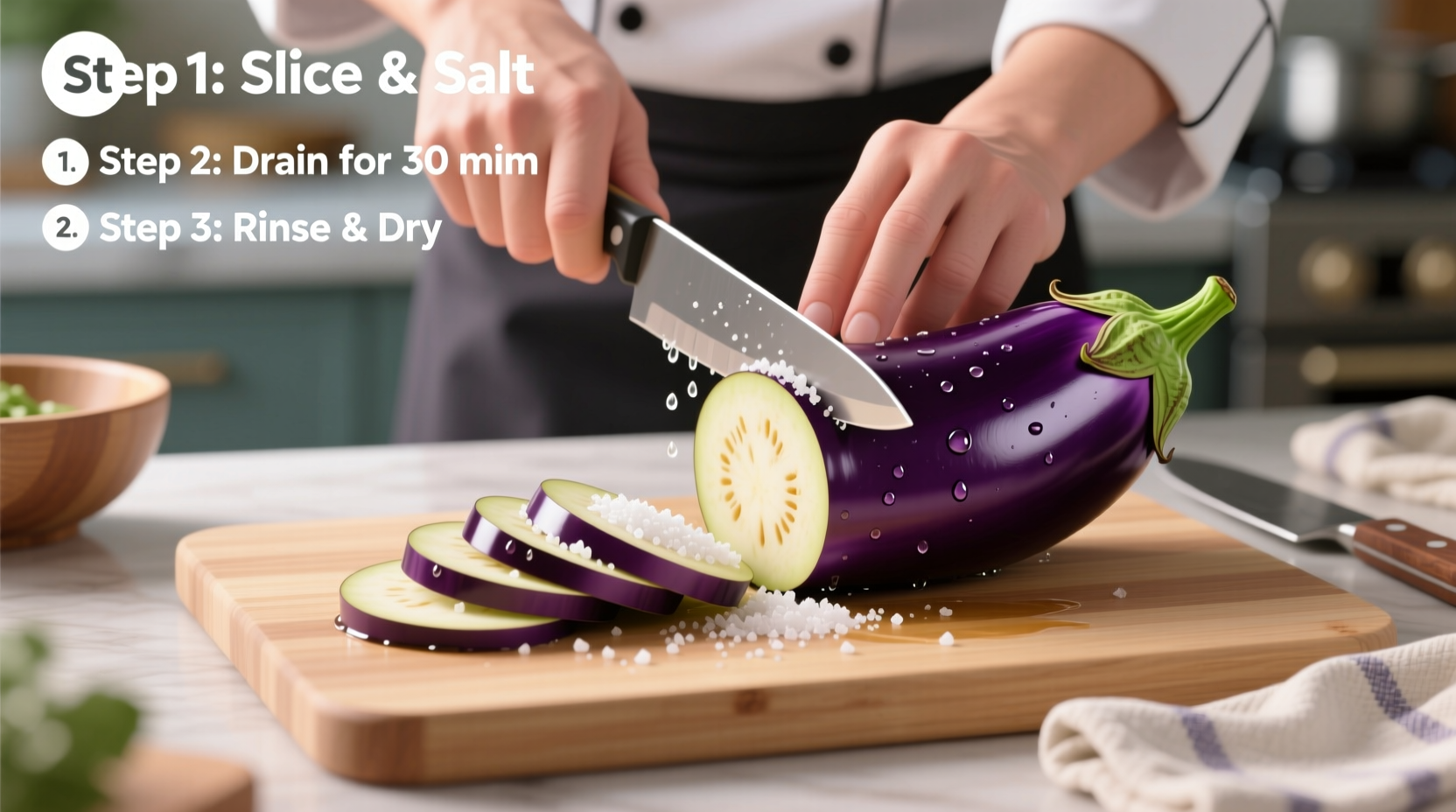 how to prepare eggplant for cooking