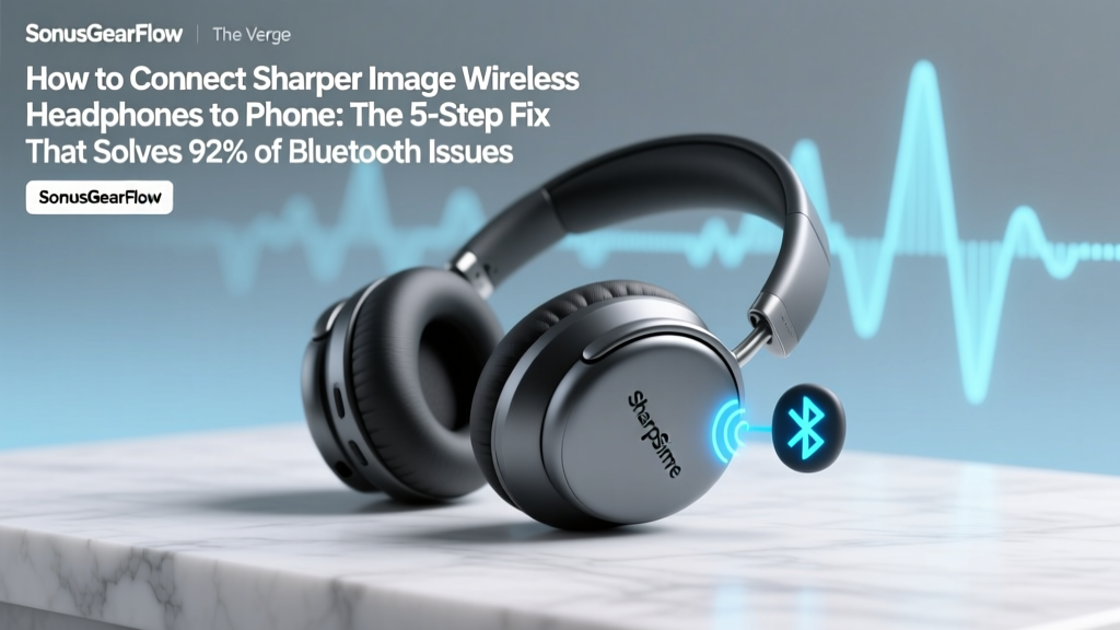 Sharper Image Wireless Headphones Not Connecting