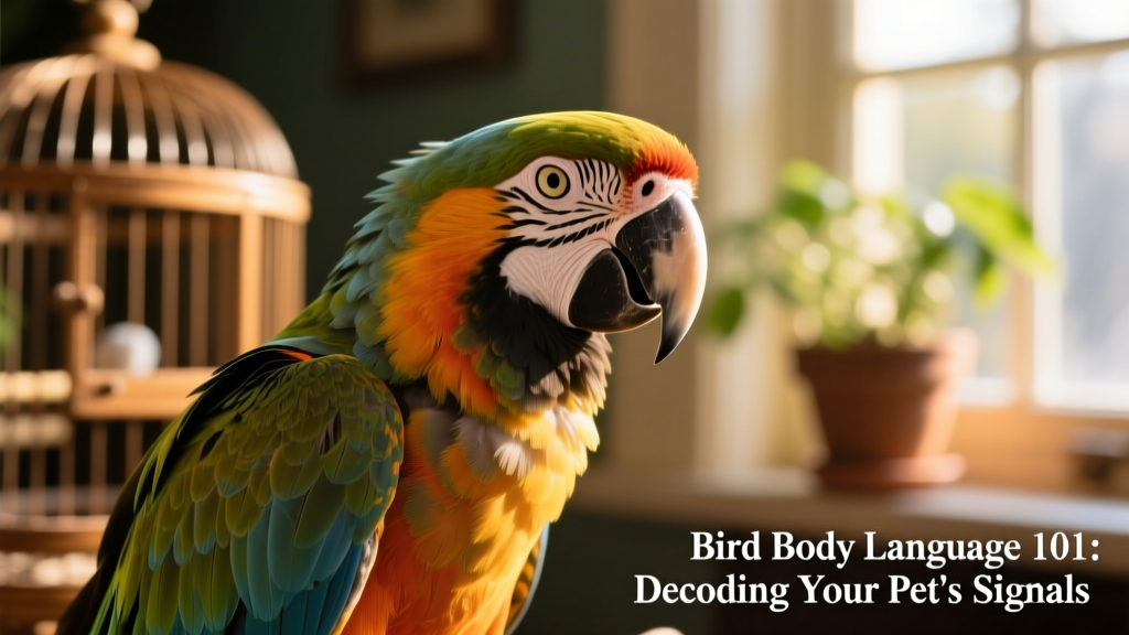 Bird Body Language 101: Find Out What Your Pet Bird Is Trying to Tell You