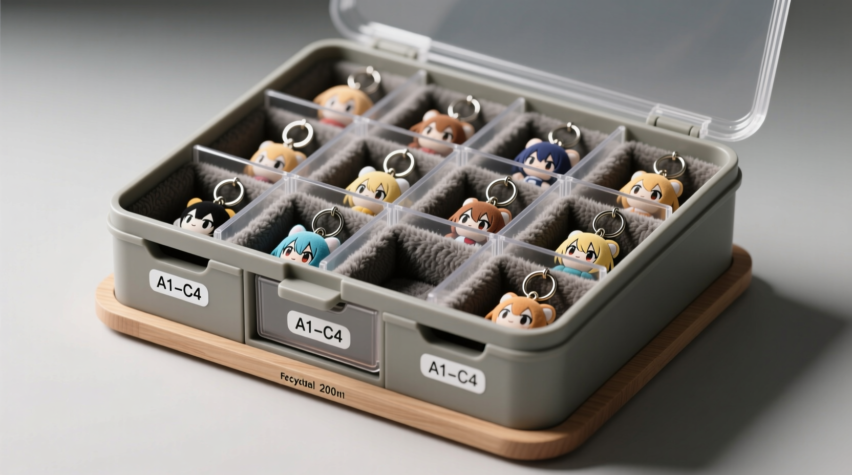 closet organization tips store anime plush keychains safely
