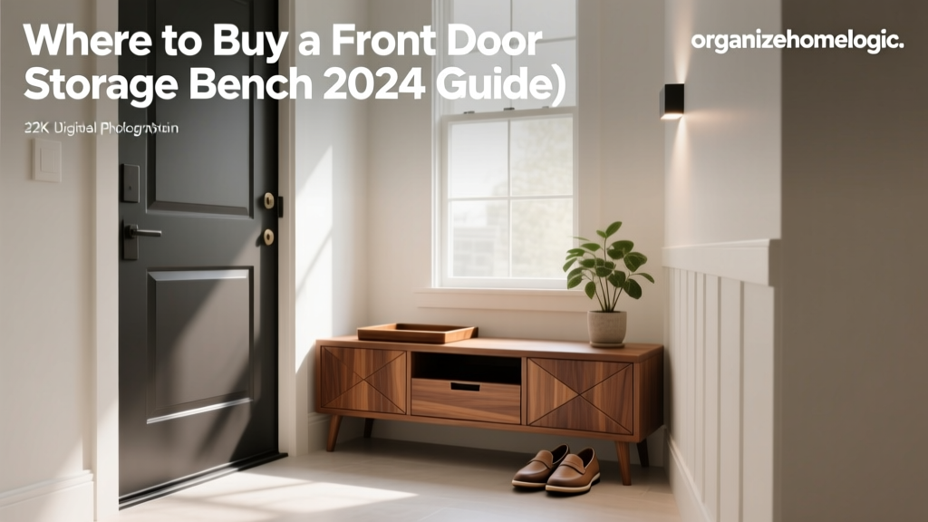 Where to Buy a Front Door Storage Bench (2024 Guide)