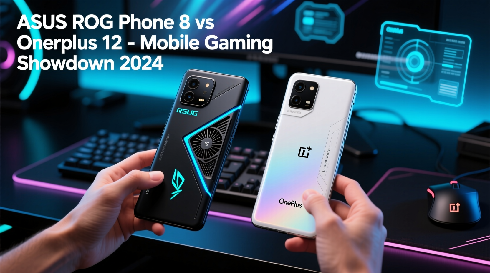 asus rog phone 8 vs oneplus 12 which android flagship is better for mobile gamers