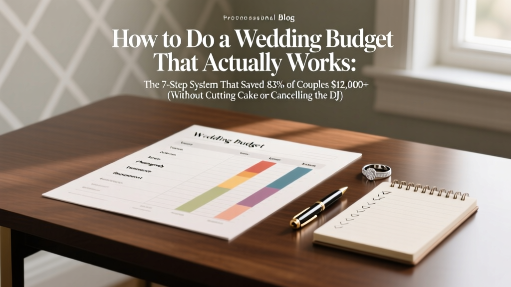 Wedding Budget That Works: 7-Step System (2026)