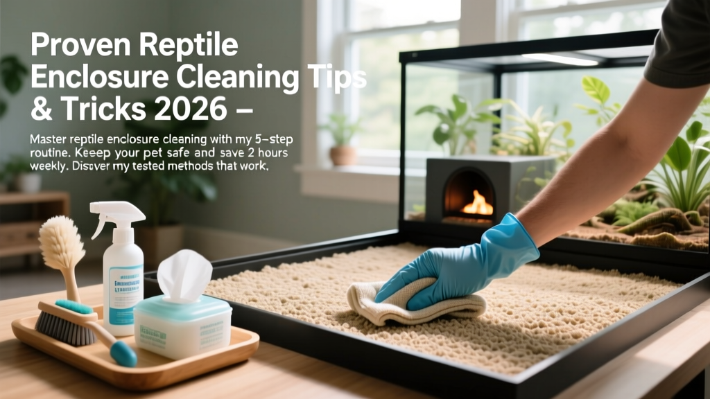Proven Reptile Enclosure Cleaning Tips & Tricks 2026