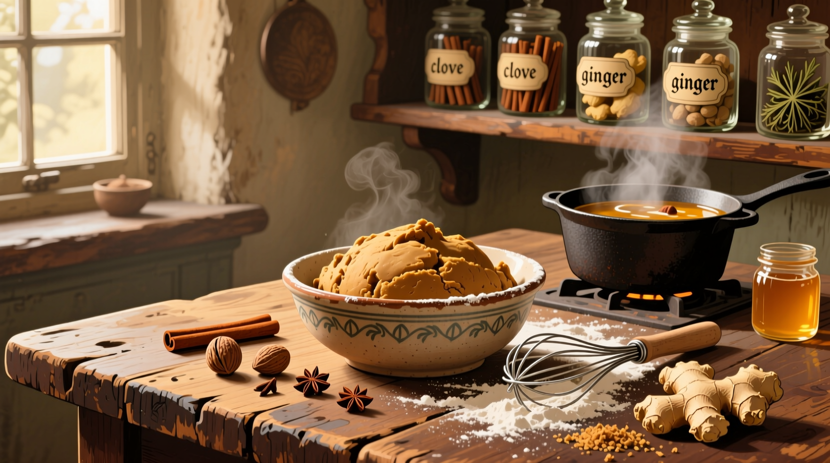 lebkuchen spice cookie recipe