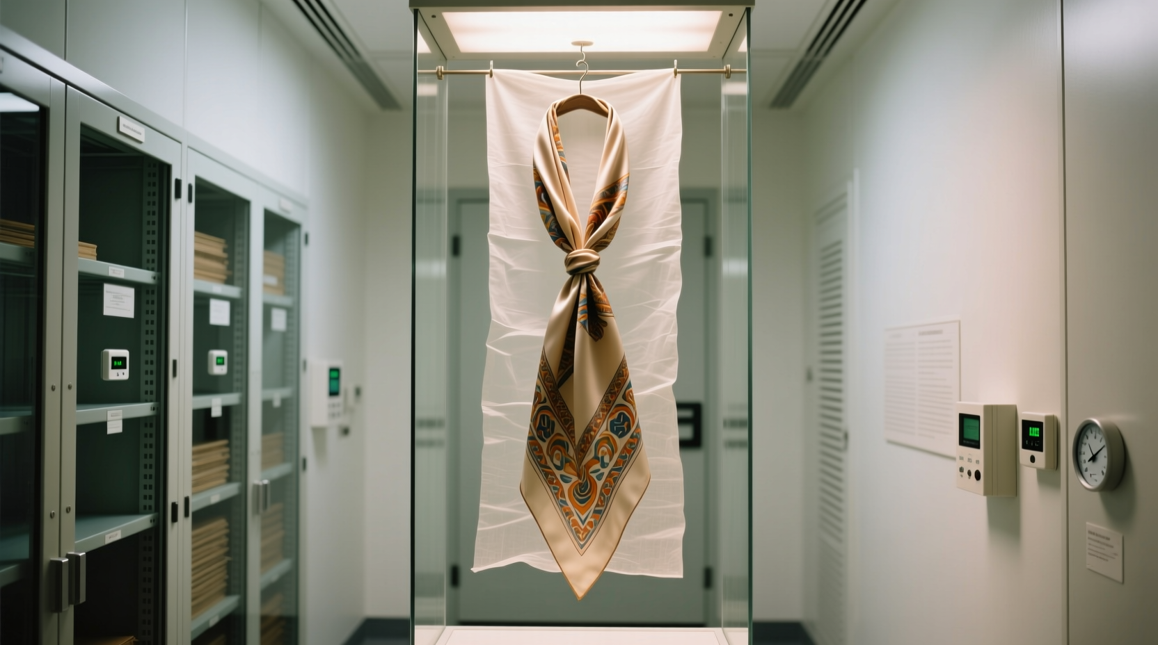 silk scarf storage in humid climates