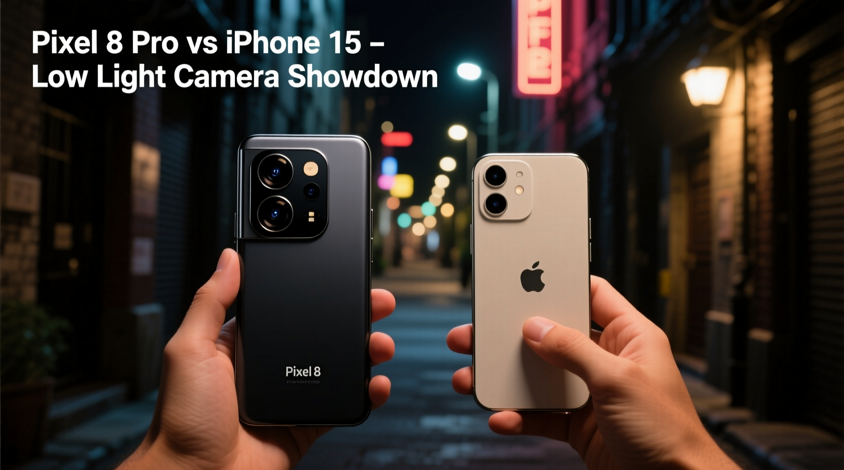 pixel 8 pro vs iphone 15 which camera excels in low light