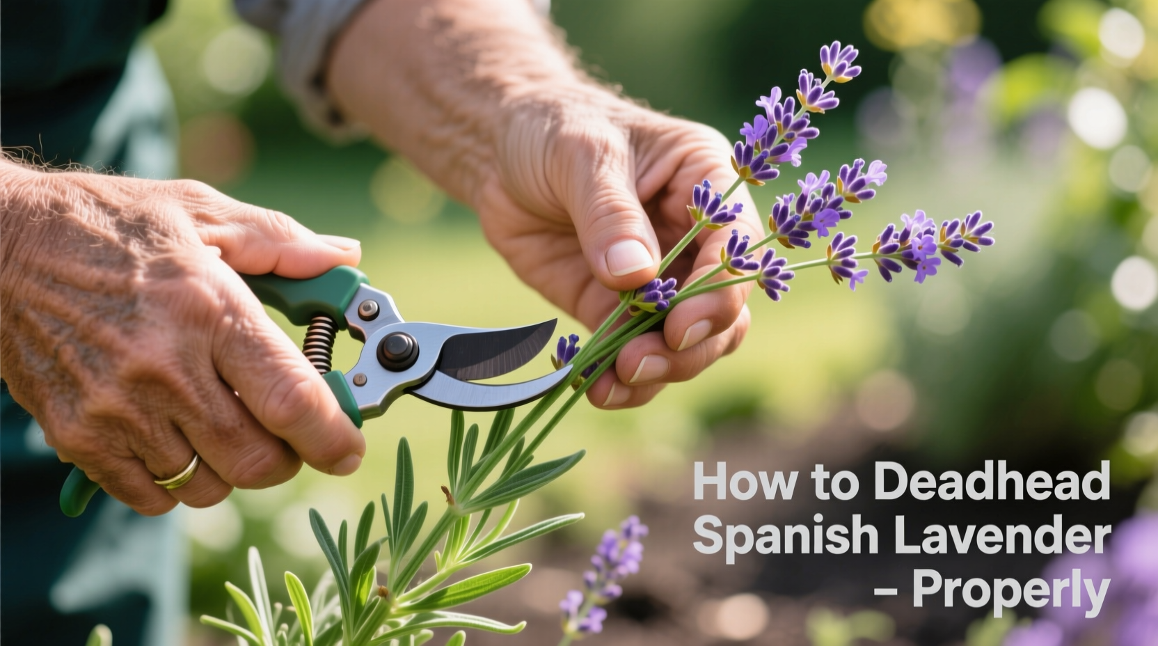 Deadhead Spanish Lavender: 5 Steps | TheHomeSprouts