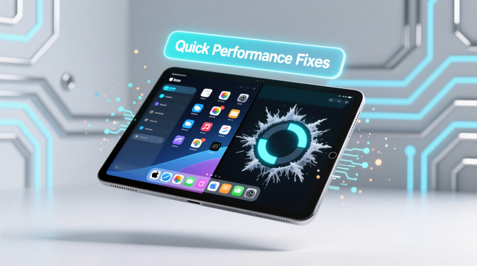 why does my tablet freeze when multitasking quick performance fixes