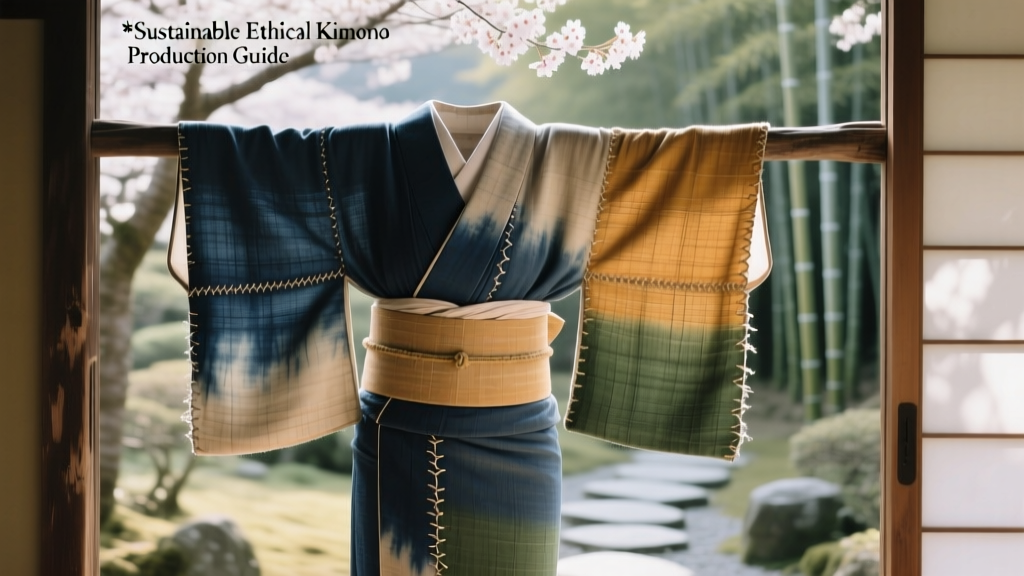 Sustainable Kimono Production: Ethical Silk and Natural Dyes