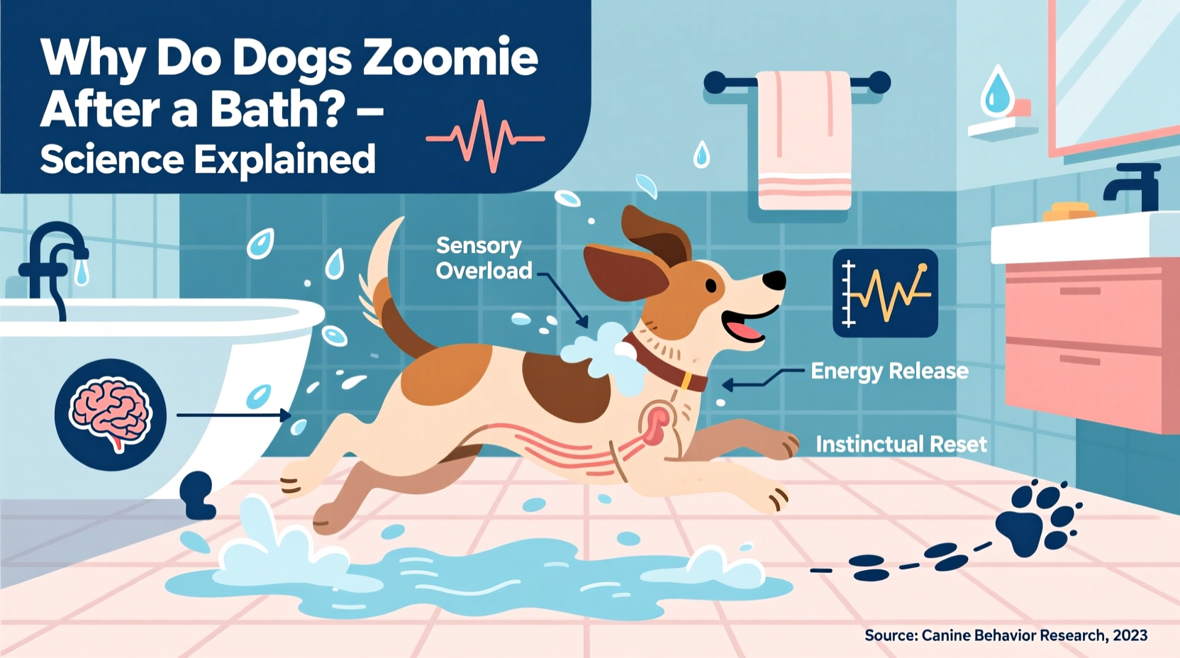 Why Do Dogs Get Zoomies After A Bath