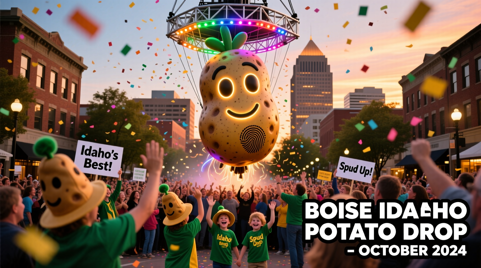 Boise Idaho Potato Drop: Event Details & History
