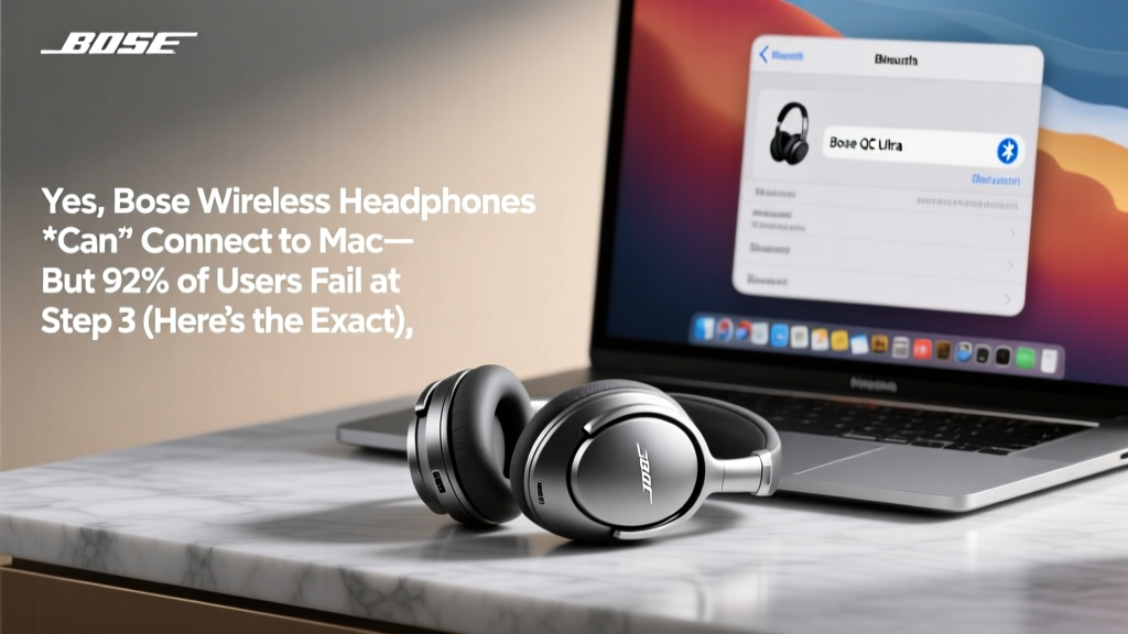 Bose Wireless Headphones on Mac: 2026 Setup Guide