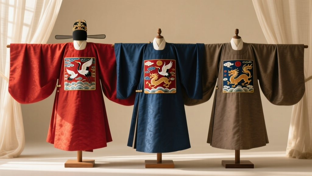 Decoding Ming Dynasty Hanfu Rank Badges and Colors