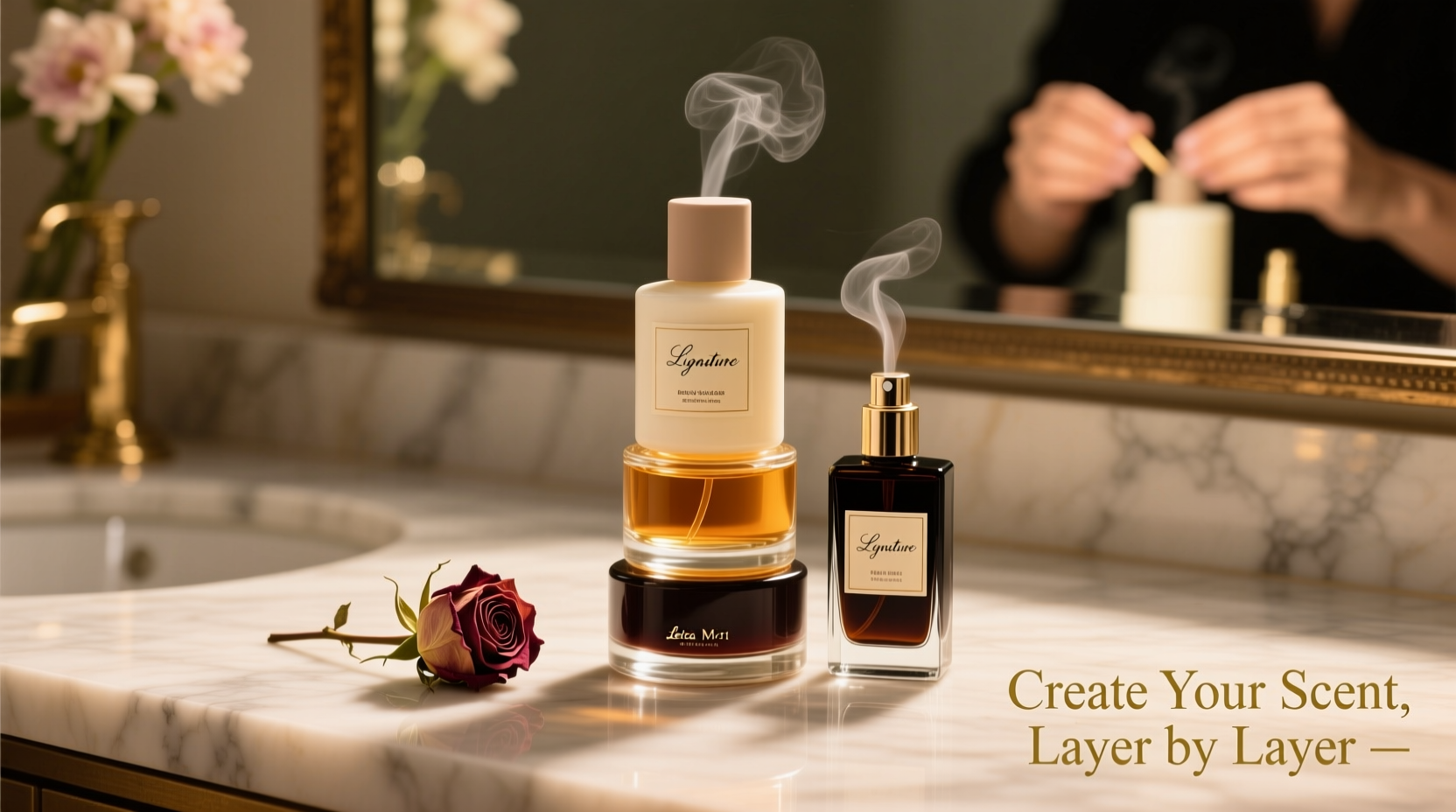 how to create a signature scent using layering body products