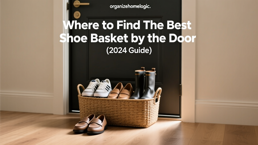 Where to Find the Best Shoe Basket by the Door (2024 Guide)