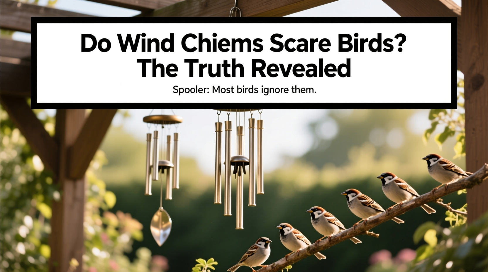 do wind chimes scare birds