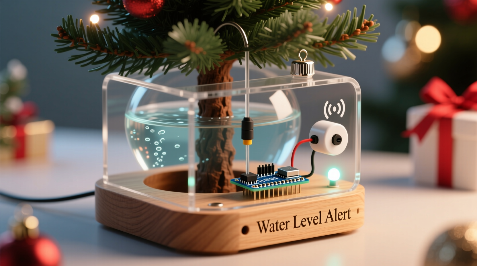 christmas tree water level alarm hack how to rig a simple beep alert using arduino nano